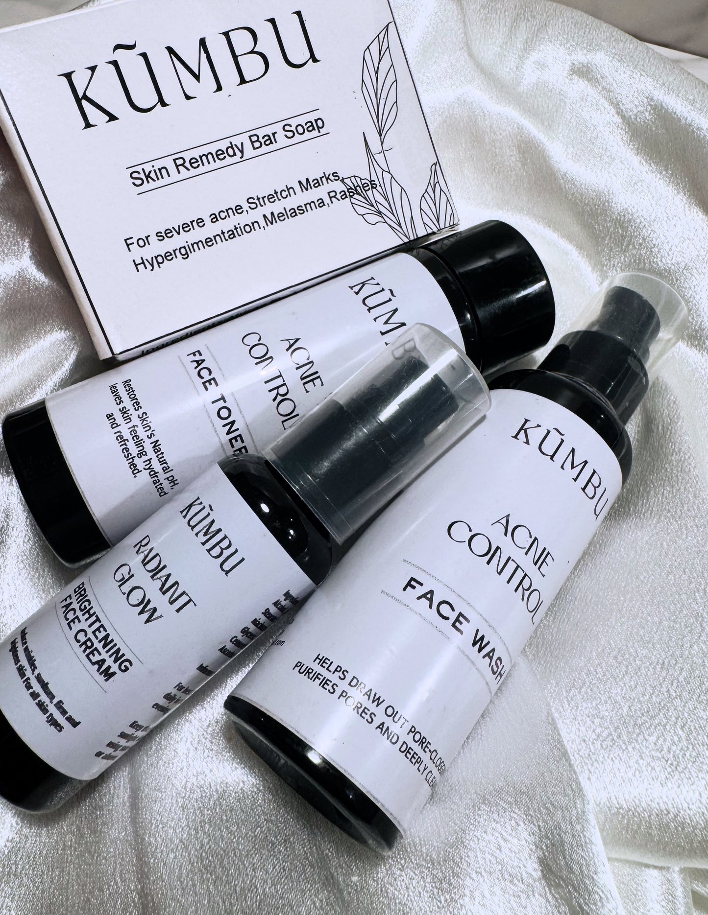 Kũmbu Organics | Acne/Dark Spots Eraser Face Kit